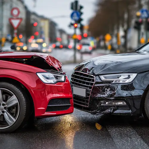 KFZ-Gutachter in Neckarsulm - Autounfall auf einer Kreuzung