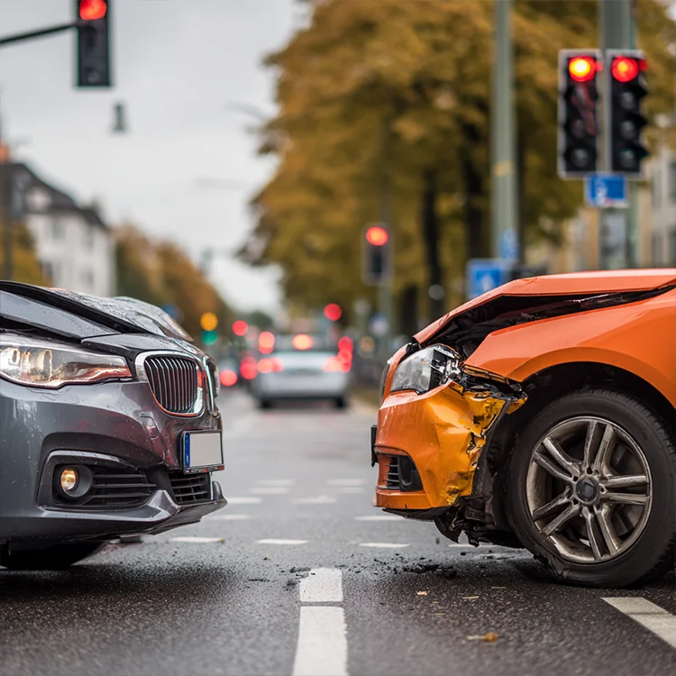 Dein KFZ-Gutachter in Bremen-Burg-Grambke - Autounfall auf einer Kreuzung