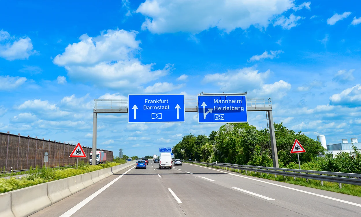 Autobahn A5 - Unfallgutachter KFZ-Gutachter für die Autobahn A5 und für den Rhein-Neckar-Raum