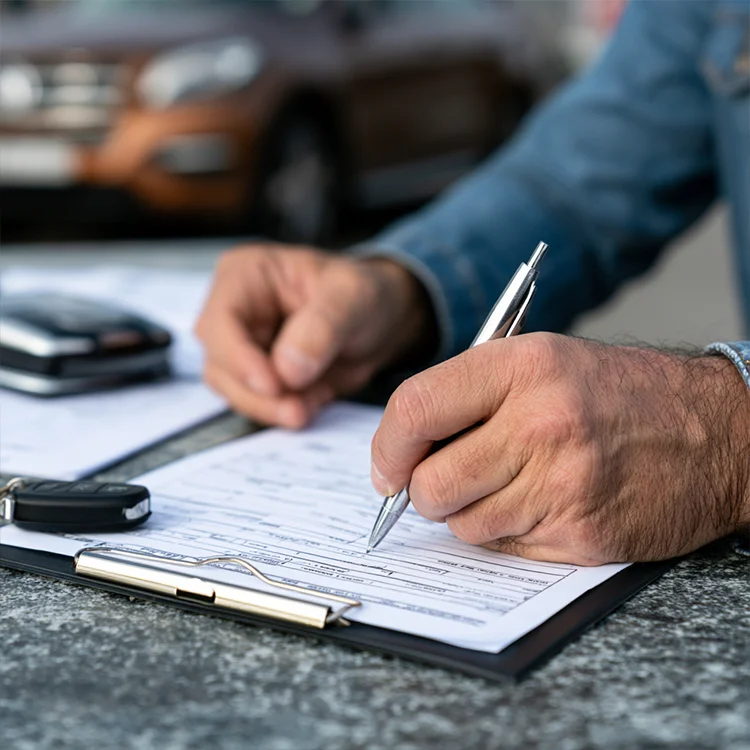 Erstellung eines schriftlichen Wertgutachtens für ein Fahrzeug